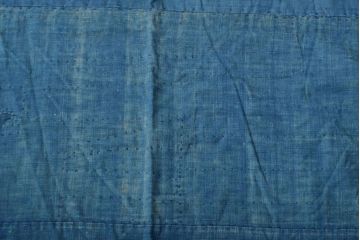 大正〜昭和初期　藍染め木綿　古布3枚セット(R-051994)