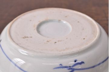 江戸期　古伊万里　染付仙人図　なます皿2枚セット(中皿、和食器)(R-051996)