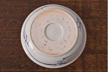 江戸期　古伊万里　染付仙人図　なます皿2枚セット(中皿、和食器)(R-051998)