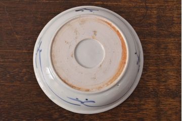 江戸期　古伊万里　染付仙人図　なます皿2枚セット(中皿、和食器)(R-052000)