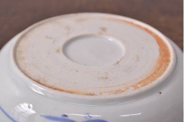 江戸期　古伊万里　染付仙人図　なます皿2枚セット(中皿、和食器)(R-052000)