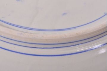 明治〜大正　微塵唐草　一尺五寸印判大皿(和食器)(R-052003)