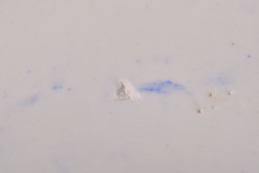 明治〜大正　微塵唐草　一尺五寸印判大皿(和食器)(R-052003)