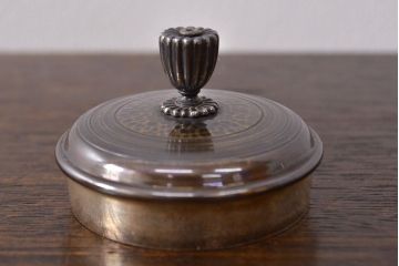 古い　純銀製　横手急須　247g(銀瓶、茶道具)(R-052004)