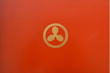 明治期　富士風景図変わり　金蒔絵　五段重箱(共箱、漆器)(R-052006)
