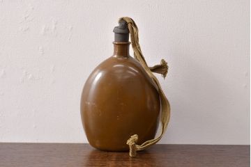 旧日本陸軍　ゴム栓　水筒　昭十六口号　ニギリ矢製(軍装品)(R-052010)