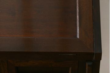 中古　松本民芸家具　高山式　スタイリッシュなデザインが美しいライティングビューロー(机、在宅ワーク、在宅用ワークデスク、引き出し、チェスト)(R-052018)