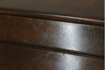 中古　松本民芸家具　高山式　スタイリッシュなデザインが美しいライティングビューロー(机、在宅ワーク、在宅用ワークデスク、引き出し、チェスト)(R-052018)