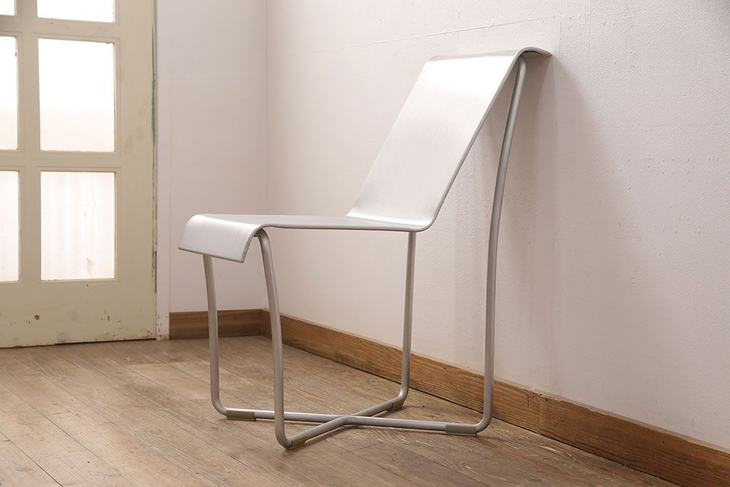 中古　emeco(エメコ)　SUPERLIGHT(スーパーライト)　メンズライクの空間づくりにおすすめのアルミ製チェア(サイドチェア、椅子)(定価約14万円)(R-052028)