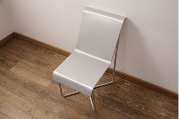 中古　emeco(エメコ)　SUPERLIGHT(スーパーライト)　メンズライクの空間づくりにおすすめのアルミ製チェア(サイドチェア、椅子)(定価約14万円)(R-052028)