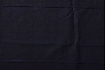 明治〜大正　古い家紋入り藍染め　木綿古布(R-052037)