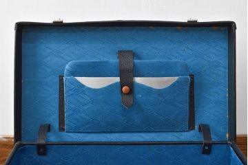 アンティーク　古いトランク(スーツケース、店舗什器、ディスプレイ、収納、MS&CO)(R-052038)