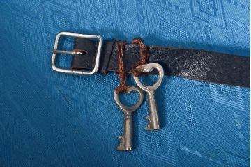 アンティーク　古いトランク(スーツケース、店舗什器、ディスプレイ、収納、MS&CO)(R-052038)