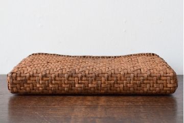 国産　山葡萄籠　セカンドバッグ(かご、カゴ、バッグ)(R-052039)