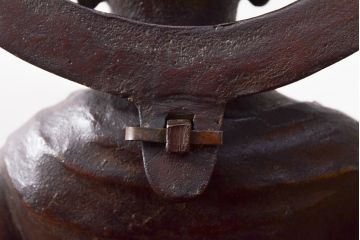 瀬戸團治作　月光菩薩　ブロンズ像　共箱付き(ディスプレイ、置き物、置物)(R-052043)