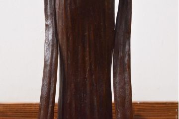 瀬戸團治作　月光菩薩　ブロンズ像　共箱付き(ディスプレイ、置き物、置物)(R-052043)