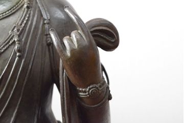 大仏師　松久宗琳　ブロンズ観音菩薩立像　高さ92cm(ディスプレイ、置き物、置物)(R-052045)