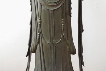 大仏師　松久宗琳　ブロンズ観音菩薩立像　高さ92cm(ディスプレイ、置き物、置物)(R-052045)