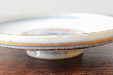 大清光緒年製　色絵染付蓋茶碗2客セット(伊万里、中国?)(R-052049)
