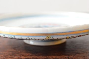 大清光緒年製　色絵染付蓋茶碗2客セット(伊万里、中国?)(R-052049)