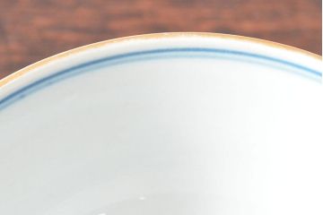 大清光緒年製　色絵染付蓋茶碗2客セット(伊万里、中国?)(R-052049)