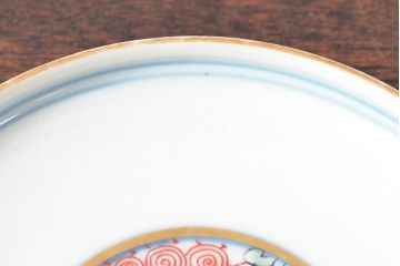大清光緒年製　色絵染付蓋茶碗2客セット(伊万里、中国?)(R-052051)