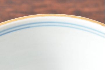 大清光緒年製　色絵染付蓋茶碗2客セット(伊万里、中国?)(R-052051)
