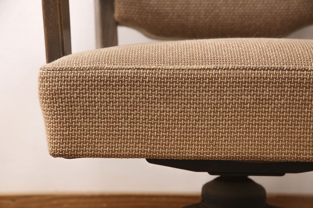 中古　永田良介商店　木の温もりを感じる回転チェア(定価約22万円)(椅子、1人掛け、アームチェア)(R-052054)