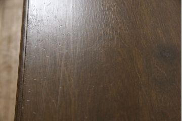 和製ビンテージ　神戸洋家具　花の意匠が目を引く、引き出し付き姿見(ミラー、ドレッサー、鏡台、ヴィンテージ)(R-052055)