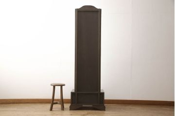 和製ビンテージ　神戸洋家具　花の意匠が目を引く、引き出し付き姿見(ミラー、ドレッサー、鏡台、ヴィンテージ)(R-052055)