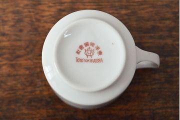 戦前　東洋陶器　カップ&ソーサー6客　クリーマー　シュガーポット(オールド、トートー)(R-052058)