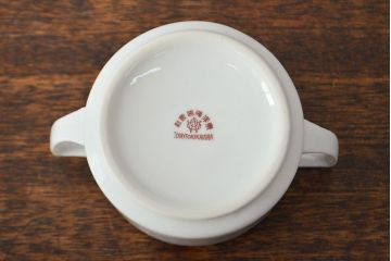戦前　東洋陶器　カップ&ソーサー6客　クリーマー　シュガーポット(オールド、トートー)(R-052058)