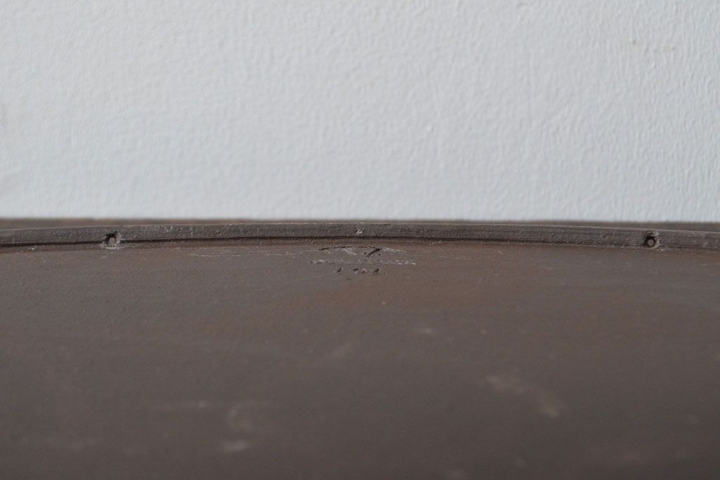 北欧ビンテージ　デンマーク製　オーバルプレート(飾り皿、ヴィンテージ)(R-052065)