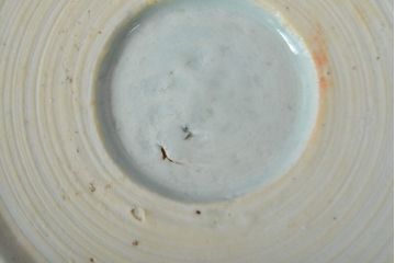 江戸期　古伊万里　蛸唐草文染付　なます皿3枚セット(中皿、和食器)(R-052066)