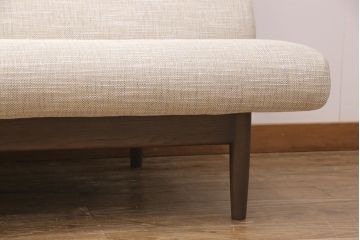 中古　超美品　モデルルーム展示品　2019年12月購入　CONDE HOUSE(カンディハウス)　エクリプス　リビング　シンプルでスタイリッシュなデザインが魅力の3Pソファ(3人掛けソファ)(定価約35万円)(R-052082)