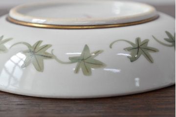 明治〜大正　九谷焼　花鳥図　色絵　小皿6枚セット(和食器)(R-052091)