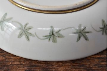 明治〜大正　九谷焼　花鳥図　色絵　小皿6枚セット(和食器)(R-052091)