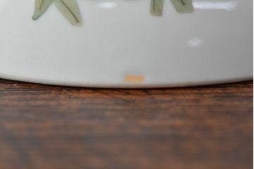 明治〜大正　九谷焼　花鳥図　色絵　小皿6枚セット(和食器)(R-052093)