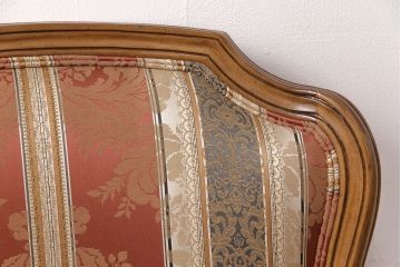 中古　美品　DREXEL HERITAGE(ドレクセルヘリテイジ)　 Upholstery(アップホルスタリー)　エレガントな佇まいのラウンジチェア(一人掛けソファ、1P、アームソファ)(定価約59万円)(R-052094)