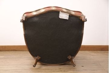 中古　美品　DREXEL HERITAGE(ドレクセルヘリテイジ)　 Upholstery(アップホルスタリー)　エレガントな佇まいのラウンジチェア(一人掛けソファ、1P、アームソファ)(定価約59万円)(R-052094)
