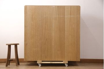 中古　美品　リメイク　伝統工芸士・東樹義明作　取り入れやすいサイズの加茂総桐箪笥・上段(胴厚、四方丸)(総桐たんす、着物箪笥、衣装タンス)(R-052098)