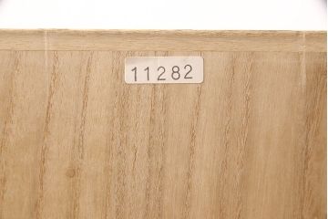 中古　美品　リメイク　伝統工芸士・東樹義明作　取り入れやすいサイズの加茂総桐箪笥・上段(胴厚、四方丸)(総桐たんす、着物箪笥、衣装タンス)(R-052098)