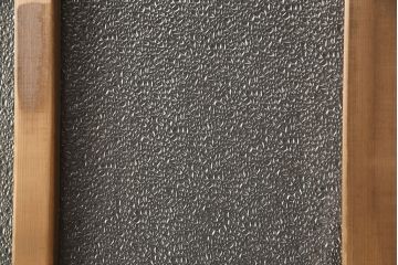 和製アンティーク ダイヤガラスがレトロな雰囲気たっぷりのガラス戸(建具、引き戸)(R-052105)