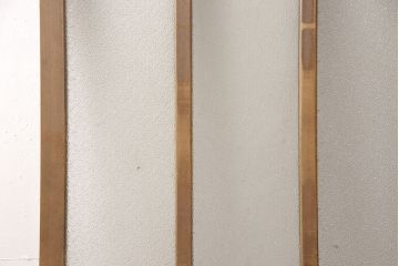 和製アンティーク ダイヤガラスがレトロな雰囲気たっぷりのガラス戸(建具、引き戸)(R-052105)