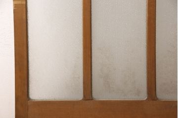 和製アンティーク ダイヤガラスがレトロな雰囲気たっぷりのガラス戸(建具、引き戸)(R-052105)