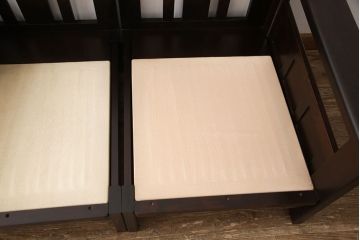 和製ビンテージ　北海道民芸家具　シックな大人空間におすすめの2人掛けソファ(2P、二人掛け、アームソファ、ヴィンテージ)(R-052112)