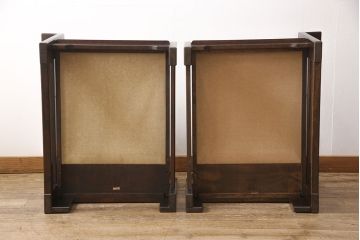 和製ビンテージ　北海道民芸家具　シックな大人空間におすすめの2人掛けソファ(2P、二人掛け、アームソファ、ヴィンテージ)(R-052112)