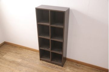 ラフジュ工房オリジナル　ヒノキ材　使い方はアイディア次第!シンプルなデザインで取り入れやすいマス目棚(ロッカー、収納棚、本棚、飾り棚)(R-052119)