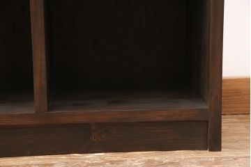 ラフジュ工房オリジナル　ヒノキ材　使い方はアイディア次第!シンプルなデザインで取り入れやすいマス目棚(ロッカー、収納棚、本棚、飾り棚)(R-052119)