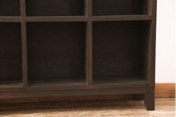 ラフジュ工房オリジナル　ヒノキ材　和モダンな空間づくりにおすすめのマス目棚(ロッカー、収納棚、本棚、飾り棚)(R-052120)